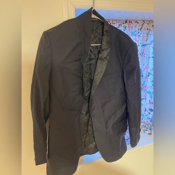 Full Black Lapel suit for a small person in the size small-medium range - Picture 1 of 10